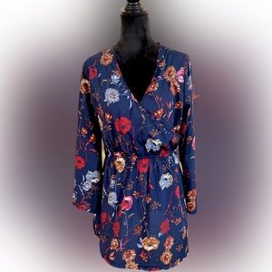 Boohoo mini floral dress